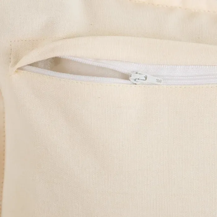 Cojín Terciopelo Beige Clásico (60x60cm) - Imagen 3