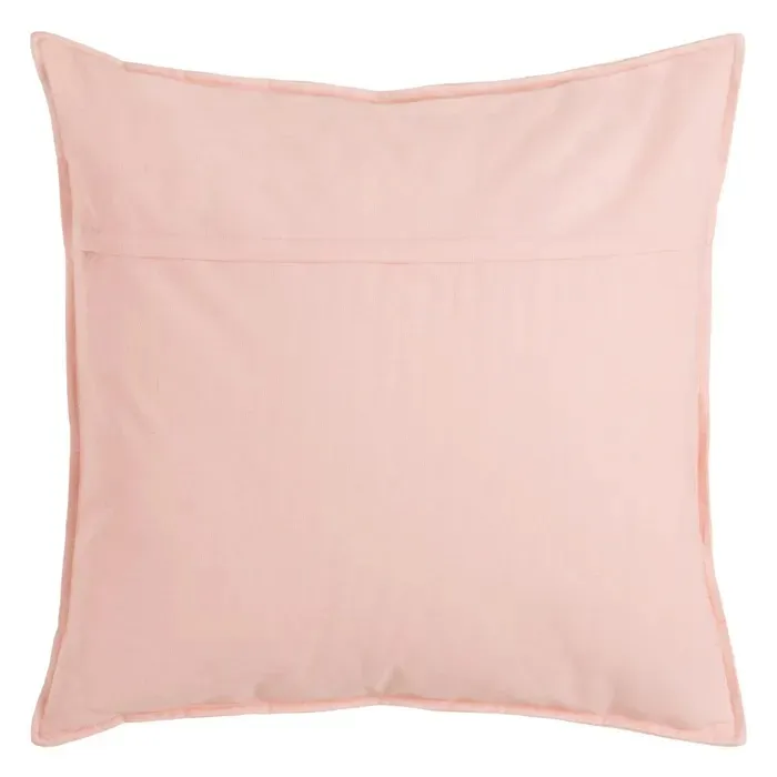 Cojín Terciopelo Rosa Claro Clásico (60x60cm) - Imagen 3