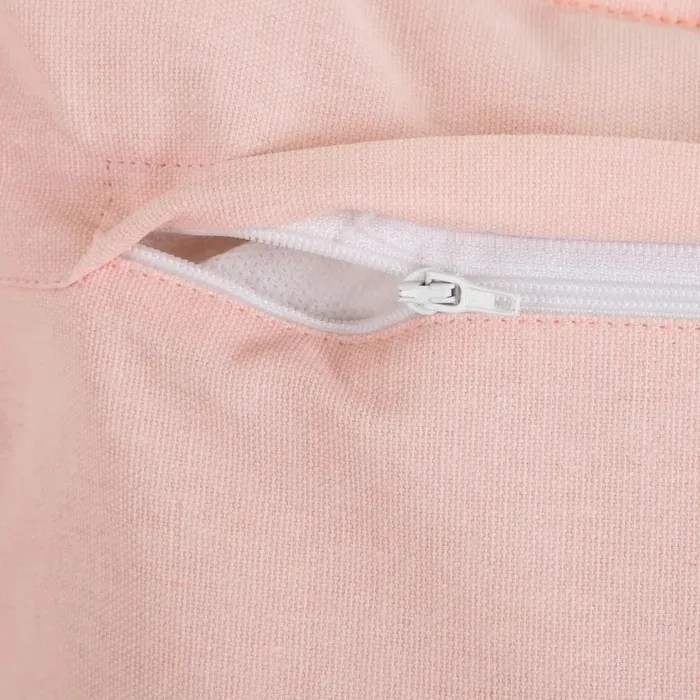 Cojín Terciopelo Rosa Claro Clásico (60x60cm) - Imagen 4