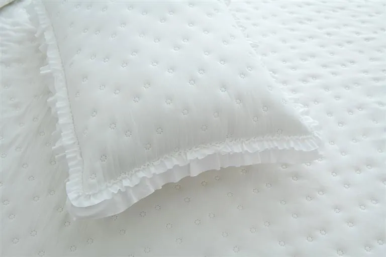 Colcha Bouti Blanca Izan (250×270 cm) - Imagen 4