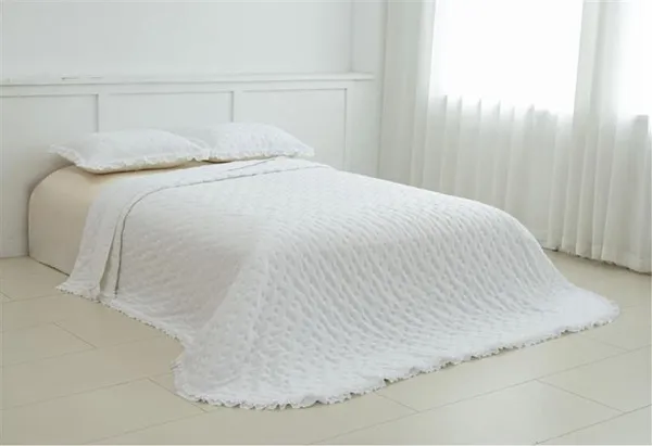 Colcha Bouti Blanca Izan (250×270 cm)