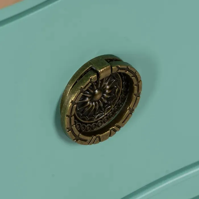 Cómoda Azul Turquesa Elsa, Clásica (93x38x89 cm) - Imagen 3