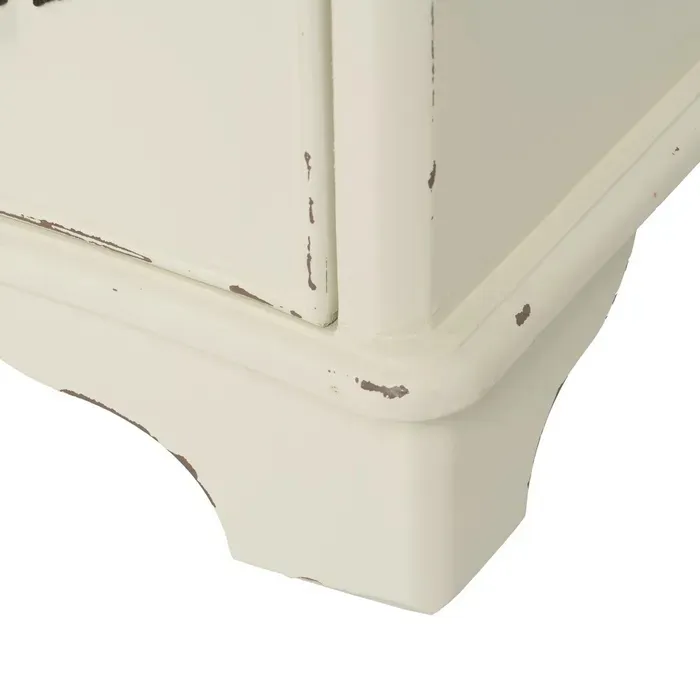 Mesita de Noche Abeto Crema Natural Avignon, Provenzal(50x40x60 cm) - Imagen 5