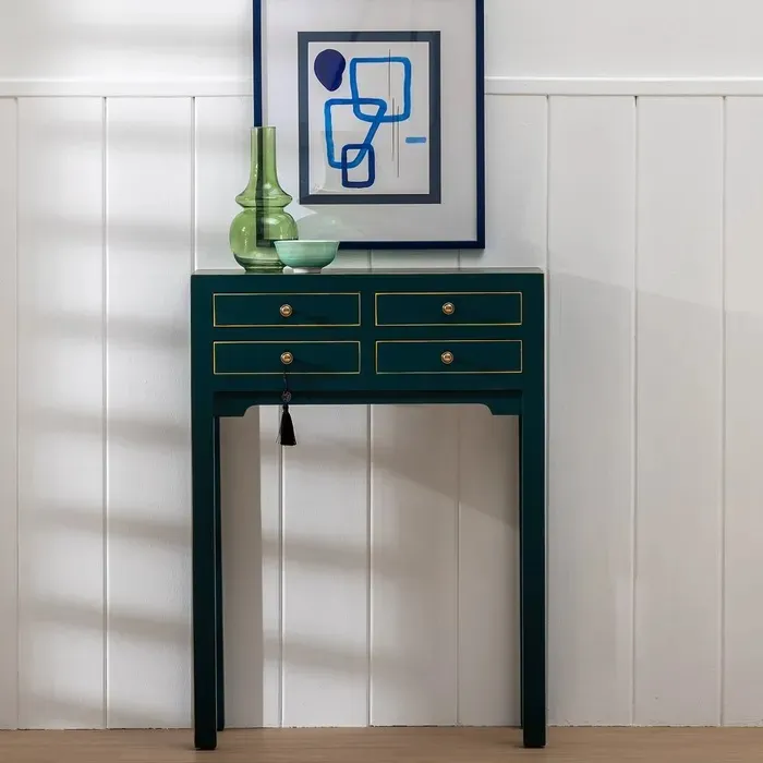 Consola Oriental Azul Tokio (85x26x85 cm) - Imagen 5