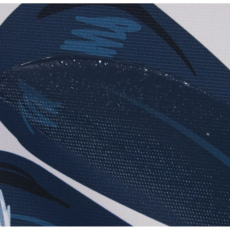 Cuadro Palmeras y Orquídeas Azules y Rosas (50x4x115 cm) - Imagen 3