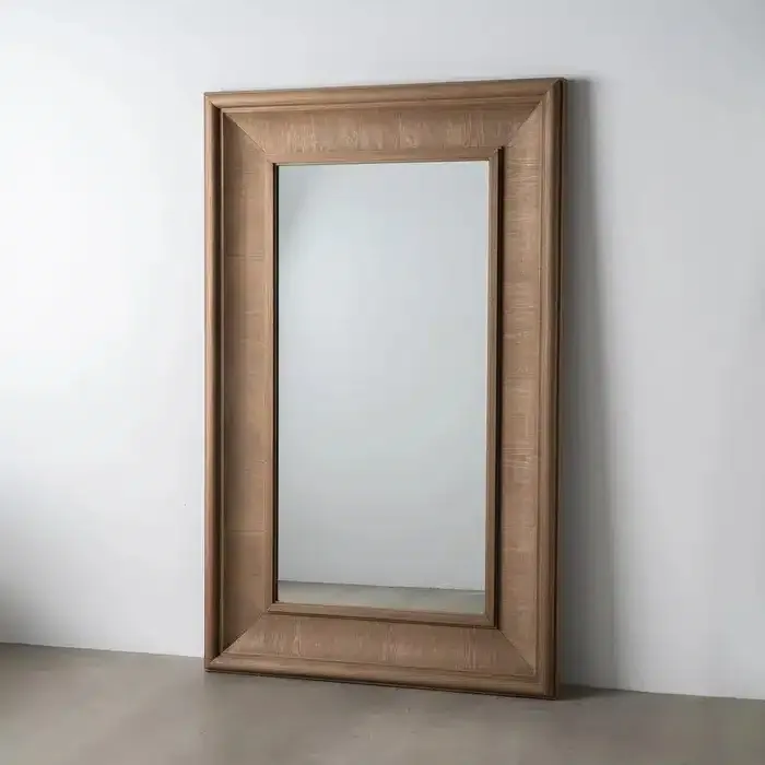 Espejo Pared Madera Abeto Weser Clásico (125x9x201 cm)