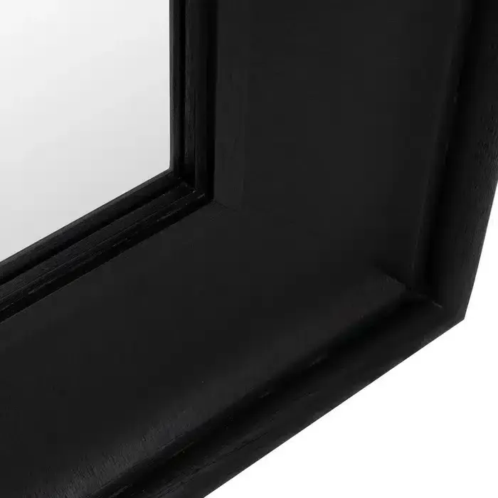 Espejo Pared Madera Negro Fresno Weser Clásico (125x9x201 cm) - Imagen 4