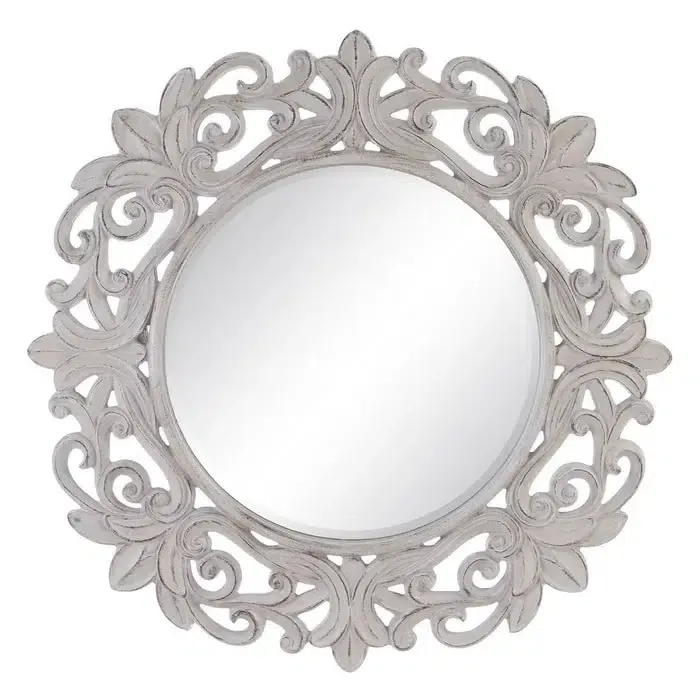 Espejo Circular Marco Calado Chiara, Clásico (123dx5cm)