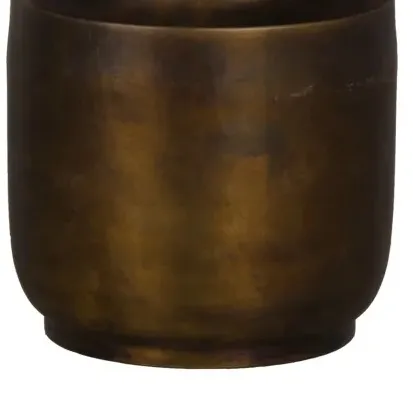 Jarrón Ánfora Hierro Oro Viejo Egeo ( 20dx44 cm) - Imagen 2