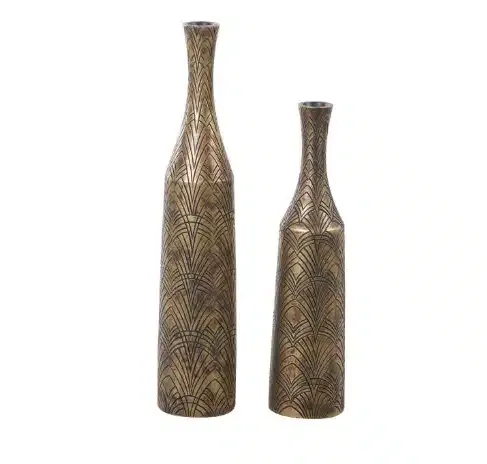 Jarrón de Suelo Resina Granada Oro Viejo Kenia( 15dx60cm) - Imagen 2