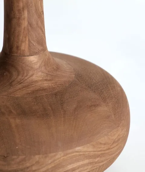 Lámpara Mesa en Madera de Mango Natural Cuanza, Étnica (40dx73 cm) - Imagen 2