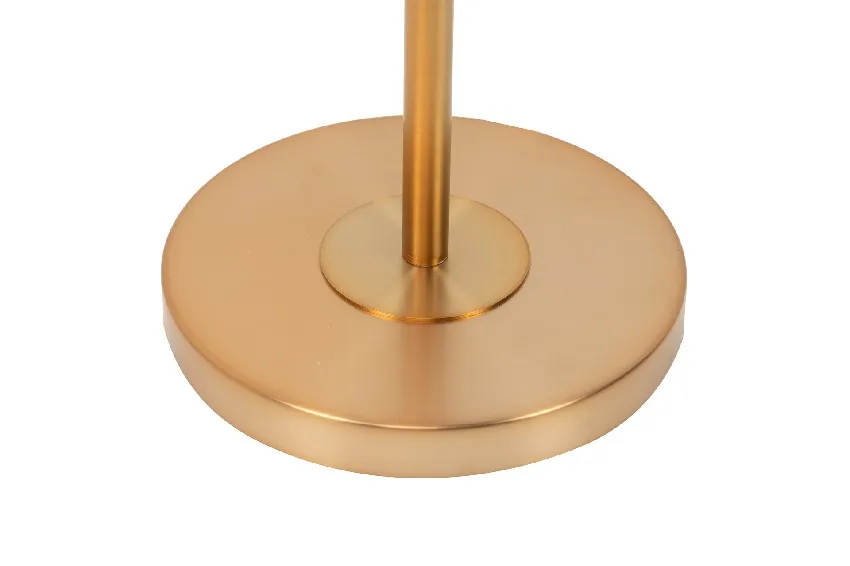 Lámpara Suelo Dorada Morada Azul Ágata, Art Decó (46dx174 cm) - Imagen 6