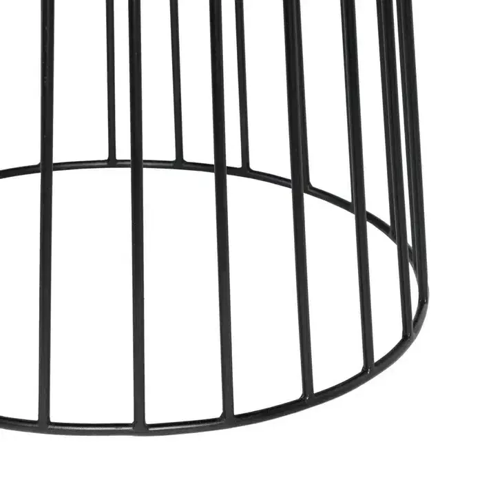 Mesa Comedor Redonda Metal Negra York ,Moderna (120dx77 cm) - Imagen 5