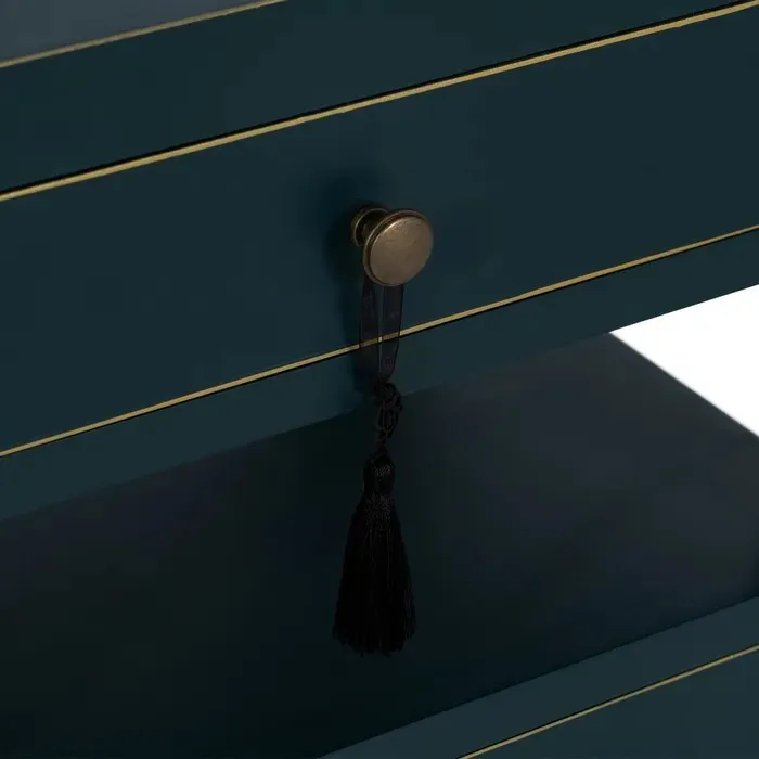 Mesita Auxiliar Oriental Azul Tokio (50x40x66 cm) - Imagen 4