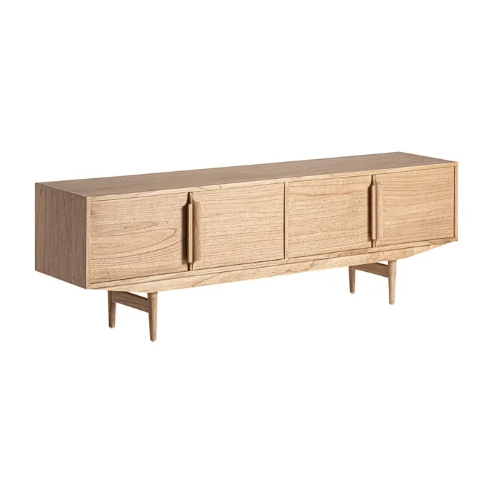 Mueble Auxiliar-Tv Mindi Natural Luka, Nórdico (190x43x60 cm)