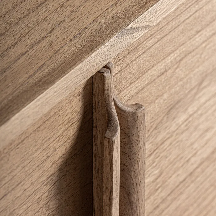 Mueble Auxiliar-Tv Mindi Natural Luka, Nórdico (190x43x60 cm) - Imagen 5