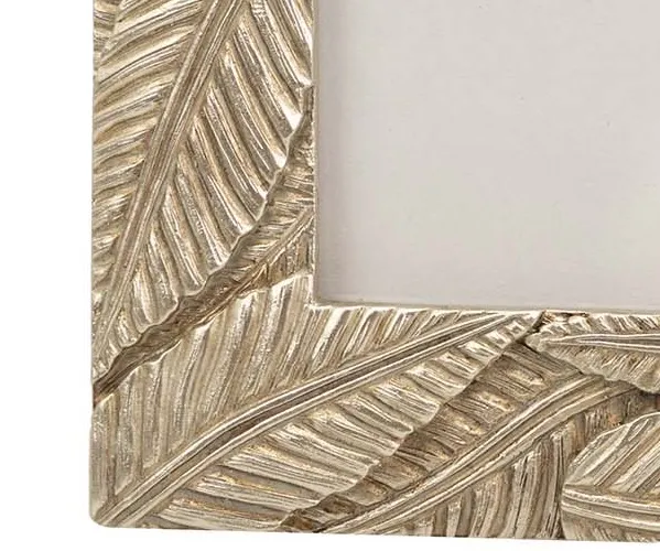 Portafotos Resina Marco Hojas Grabadas Champagne (10×15 cm) - Imagen 2