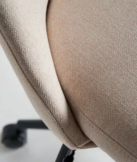 Silla Escritorio Tapizada Beige Aldama (60x64x80 cm) - Imagen 4