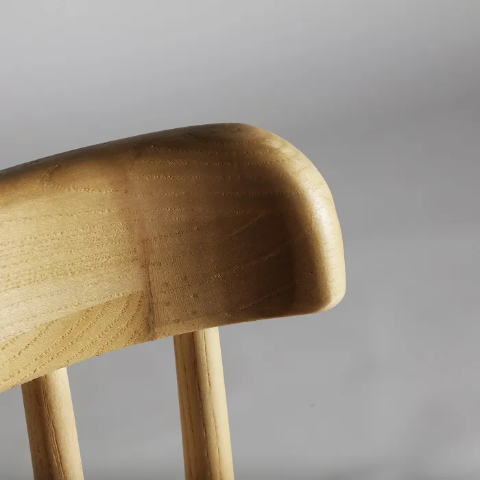 Set 2 Sillas Madera Olmo Palillería, Vintage (48x46x91cm) - Imagen 6