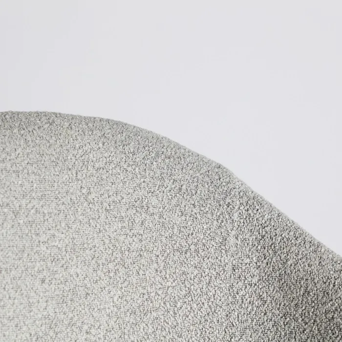 Set 2 Sillas Apoyabrazos Tapizado Gris Albany, Moderno (57x58x82 cm) - Imagen 5