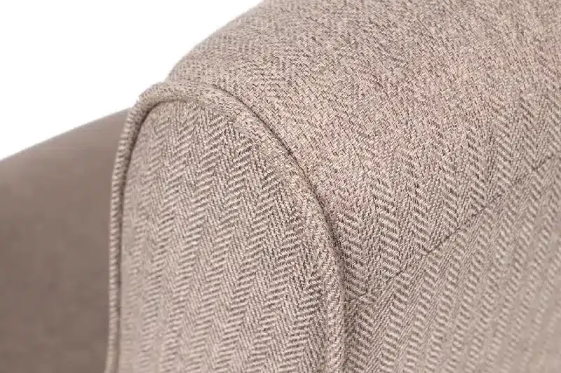 Sillón Madera Natural Tejido Jaspeado Marrón Acke, Nórdico ( 67x72x85 cm) - Imagen 6