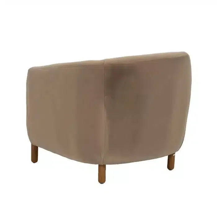 Sillón Tapizado Taupe Oslo, Nórdico (87x80x81cm) - Imagen 3