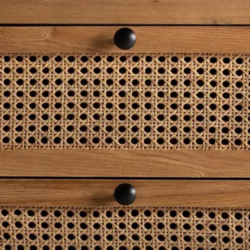 Sinfonier dm-rejilla Halden,nórdico industrial(45x40x115 cm) - Imagen 3