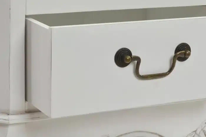 Cómoda Seis Cajones Abeto Blanca Natural Cecile, Provenzal(100x40x80 cm) - Imagen 5